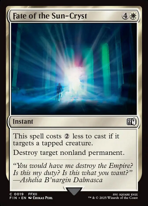 Fate of the Sun-Cryst (Foil)
