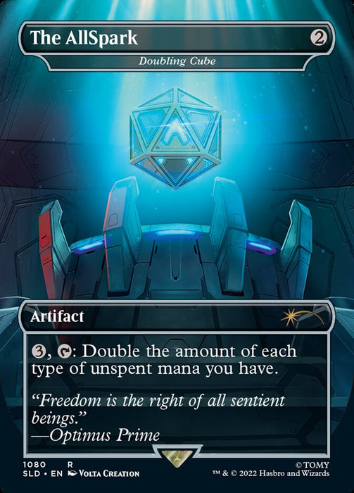 The AllSpark // The AllSpark - Doubling Cube // Doubling Cube - Borderless - Full Art (Foil)