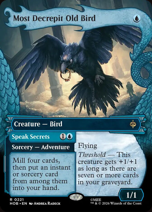 Most Decrepit Old Bird // Speak Secrets - Borderless - Showcase