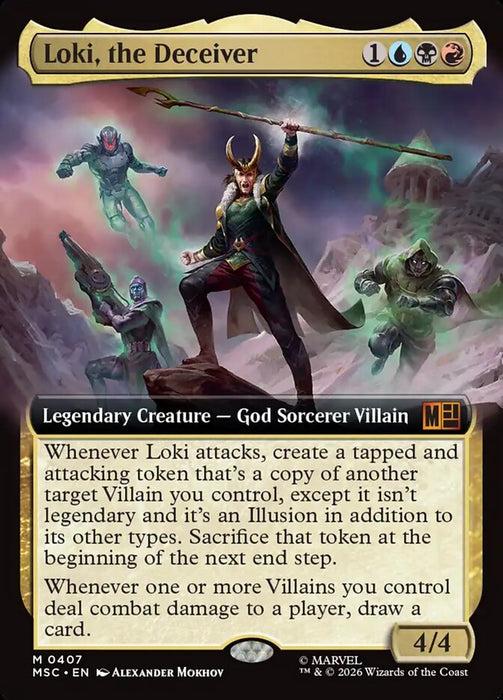 Loki, the Deceiver - Extended Art - Legendary