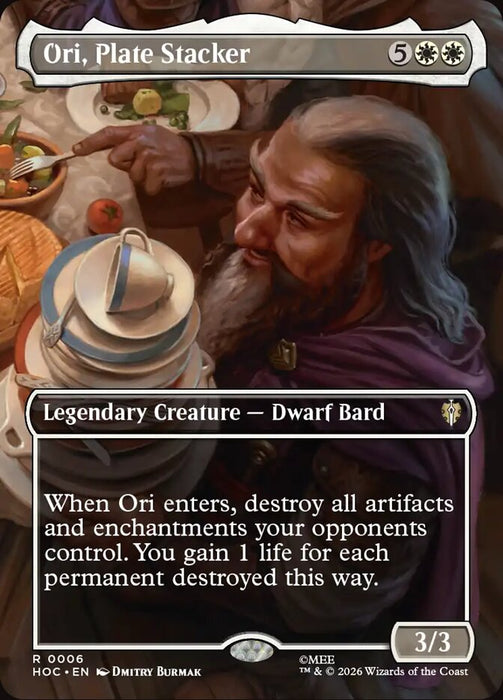 Ori, Plate Stacker - Borderless (Foil)