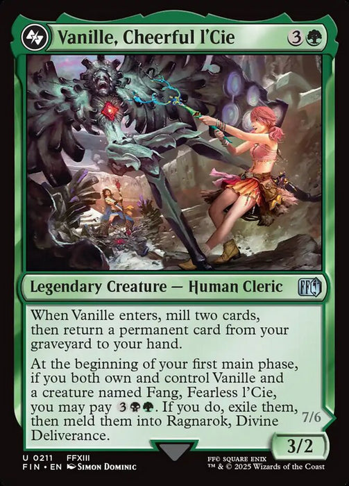 Vanille, Cheerful l'Cie // Ragnarok, Divine Deliverance - Legendary (Foil)