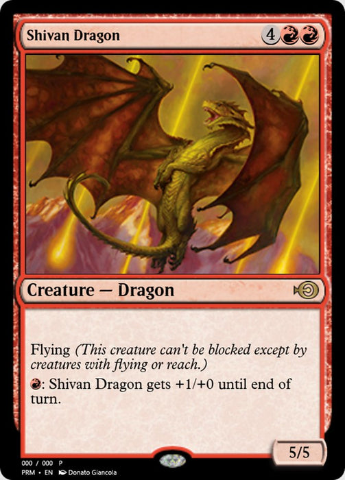 Shivan Dragon (Foil)