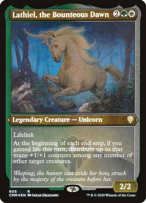 Lathiel, the Bounteous Dawn - Etched - Inverted - Legendary - Etched (Foil)