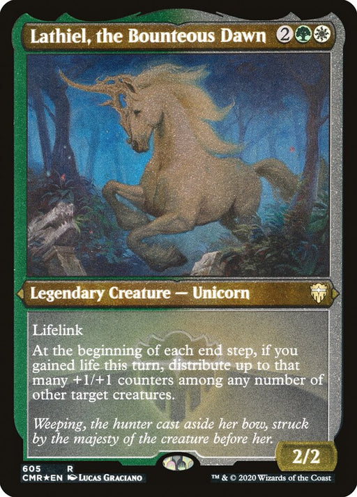 Lathiel, the Bounteous Dawn - Etched - Inverted - Legendary - Etched (Foil)