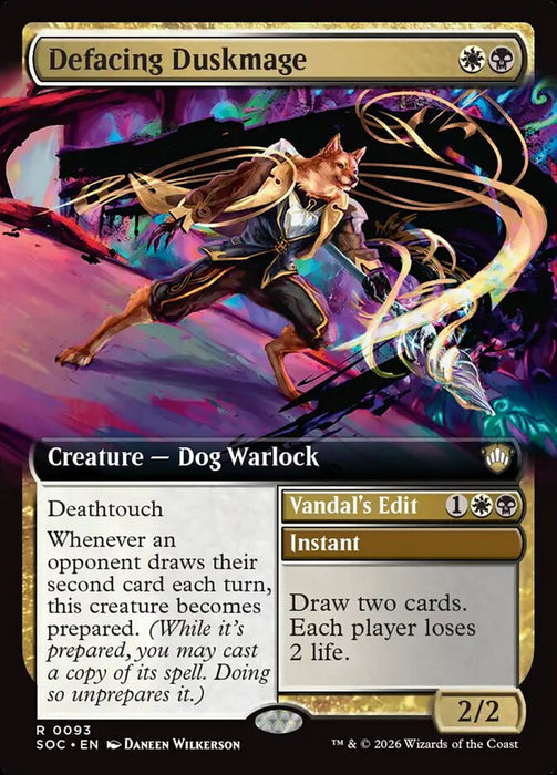Defacing Duskmage // Vandal's Edit - Extended Art