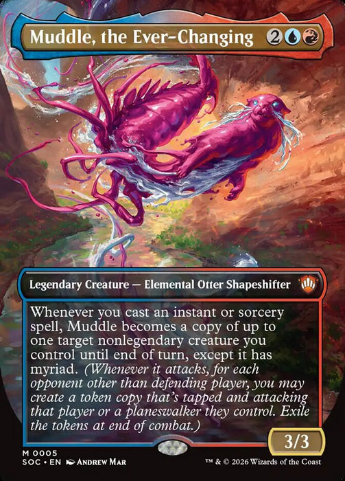 Muddle, the Ever-Changing - Borderless - Full Art - Inverted - Legendary (Foil)