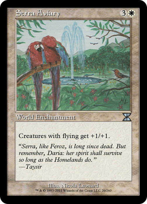 Serra Aviary - Retro Frame