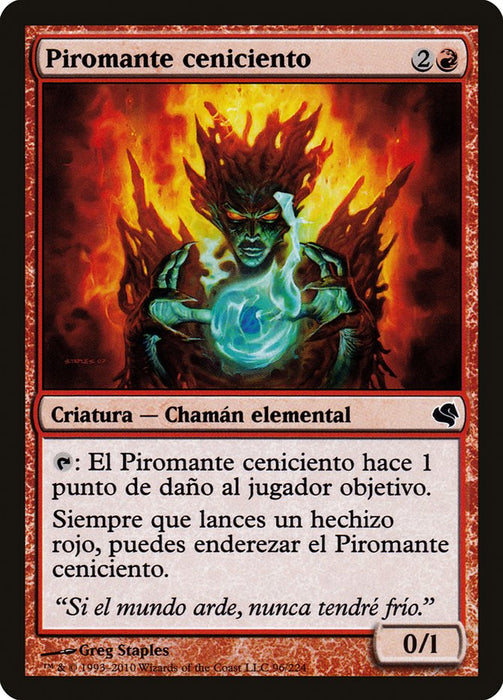 Piromante ceniciento - Cinder Pyromancer
