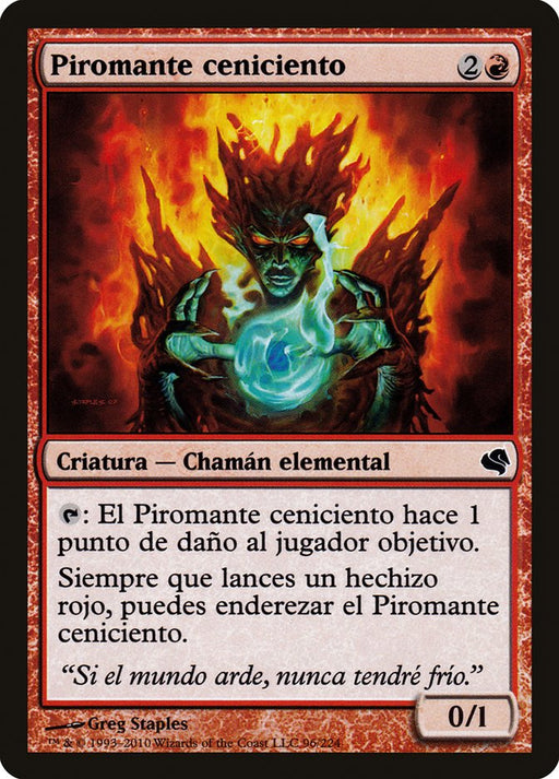 Piromante ceniciento - Cinder Pyromancer