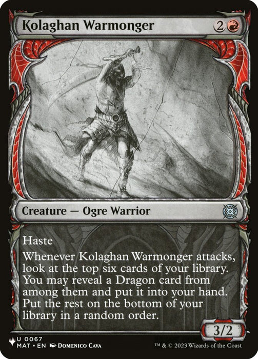 Kolaghan Warmonger - Showcase - Inverted