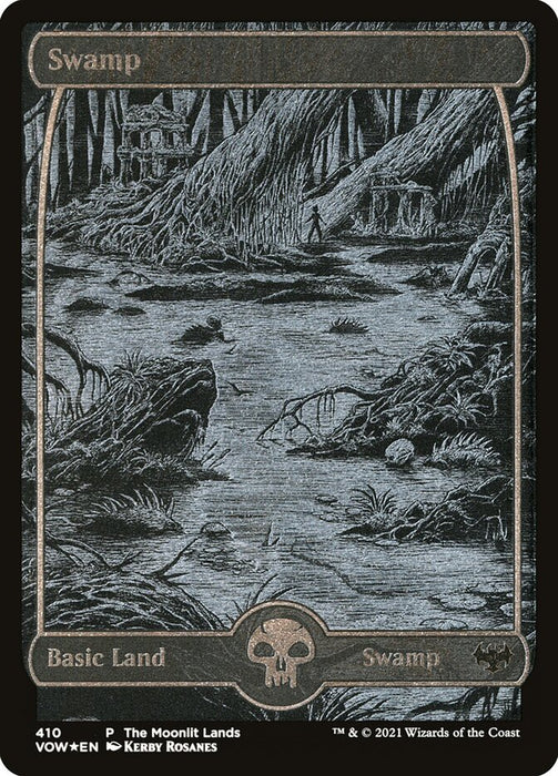 Swamp - Full Art - Inverted - Etched (Foil)
