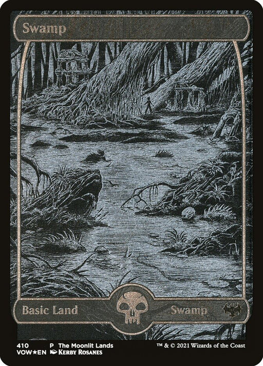 Swamp - Full Art - Inverted - Etched (Foil)