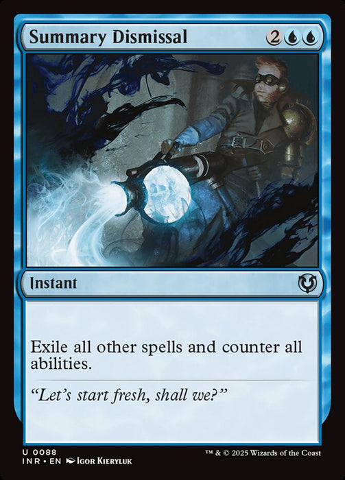Summary Dismissal (Foil)