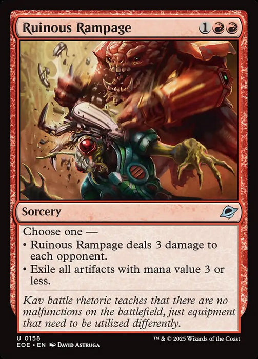 Ruinous Rampage (Foil)