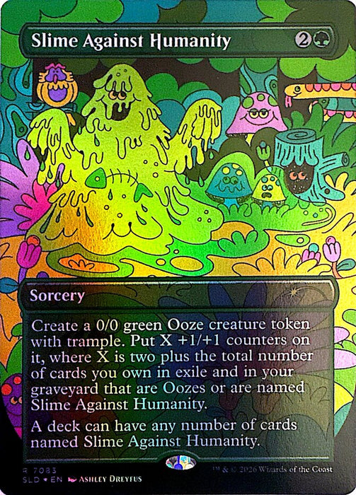 Slime Against Humanity - Borderless - Inverted (Foil)