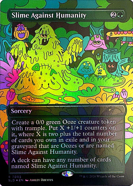 Slime Against Humanity - Borderless - Inverted (Foil)