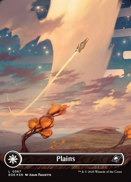 Plains - Textless - Borderless - Full Art - Inverted (Foil)