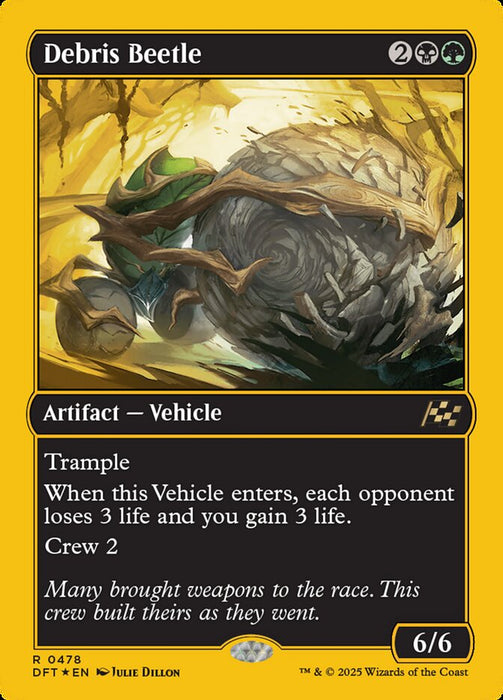 Debris Beetle - Inverted (Foil)