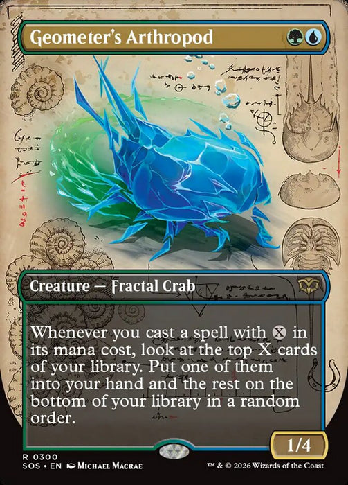 Geometer's Arthropod - Borderless - Full Art - Inverted - Showcase
