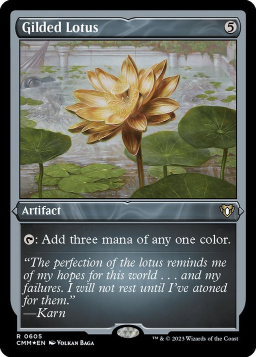 Gilded Lotus - Etched - Inverted - Etched (Foil)
