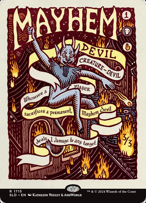 Mayhem Devil - Borderless - Full Art