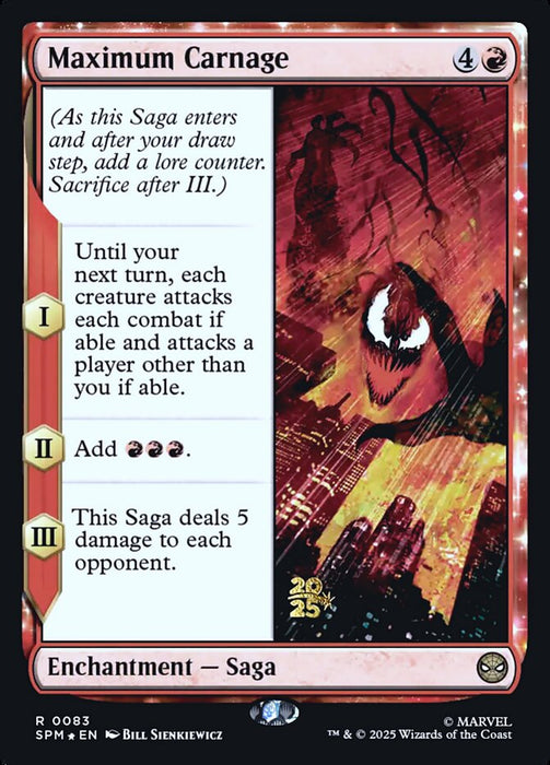Maximum Carnage - Enchantment (Foil)