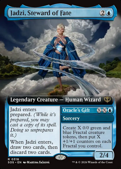 Jadzi, Steward of Fate // Oracle's Gift - Extended Art - Legendary