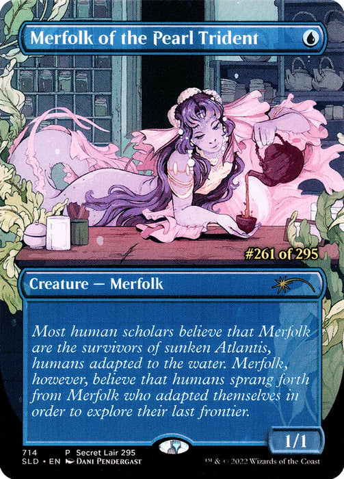 Merfolk of the Pearl Trident - Borderless - Full Art