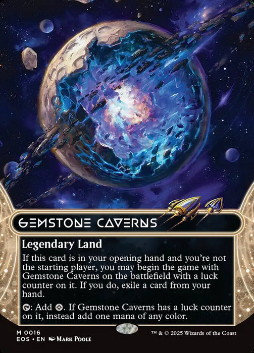 Gemstone Caverns - Borderless - Full Art - Inverted - Legendary