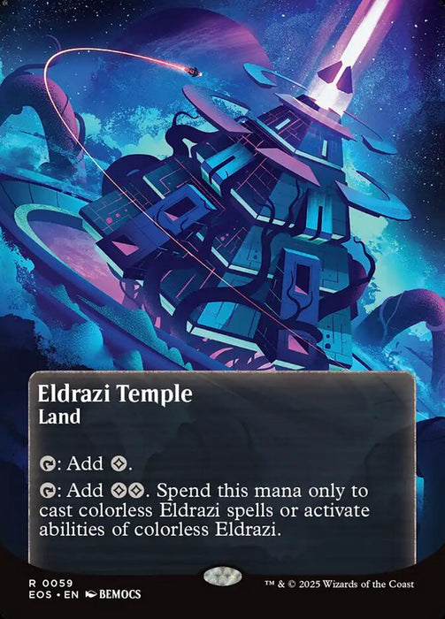 Eldrazi Temple - Borderless - Full Art - Inverted (Foil)