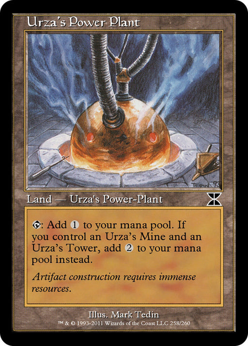 Urza's Power Plant - Retro Frame