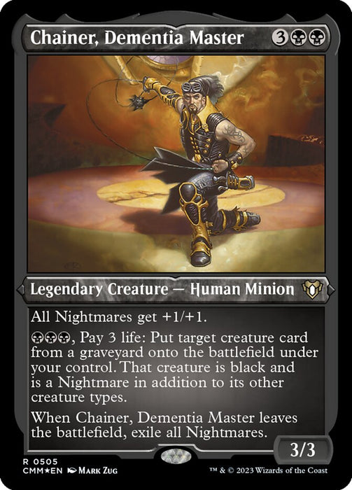 Chainer, Dementia Master - Etched - Inverted - Legendary - Etched (Foil)