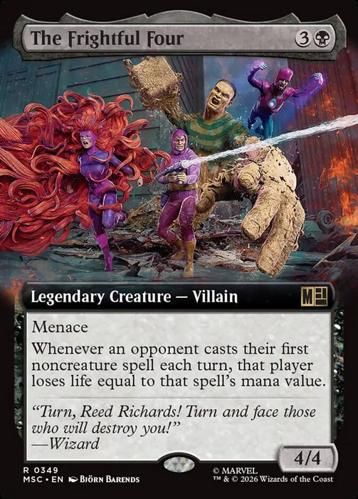 The Frightful Four - Extended Art - Legendary
