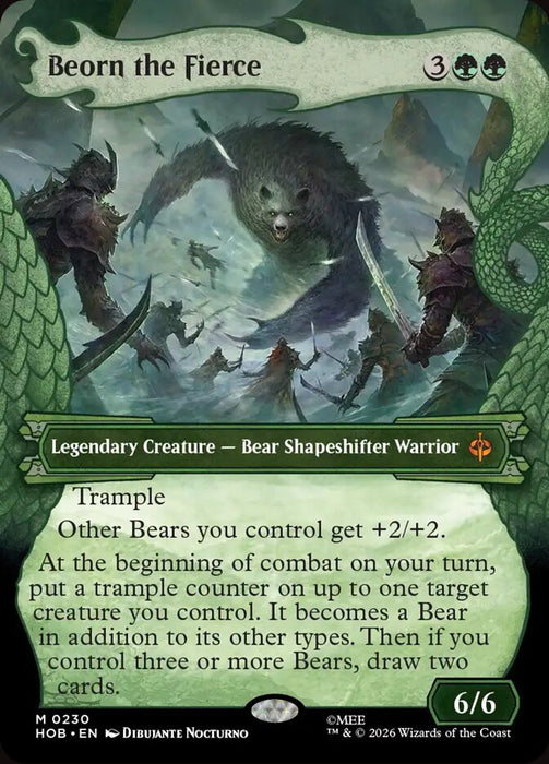 Beorn the Fierce - Borderless - Showcase
