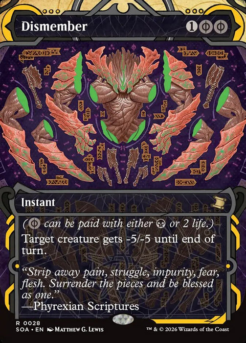 Dismember - Borderless - Inverted - Showcase (Foil)