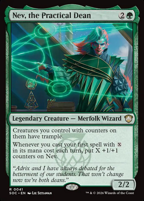 Nev, the Practical Dean - Legendary