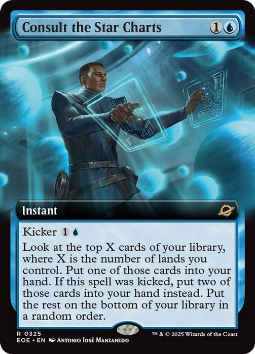 Consult the Star Charts - Extended Art (Foil)