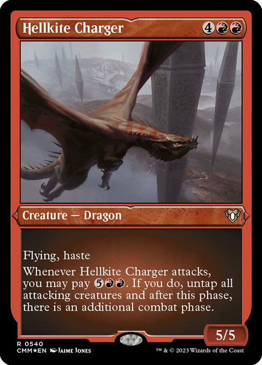 Hellkite Charger - Etched - Inverted - Etched (Foil)