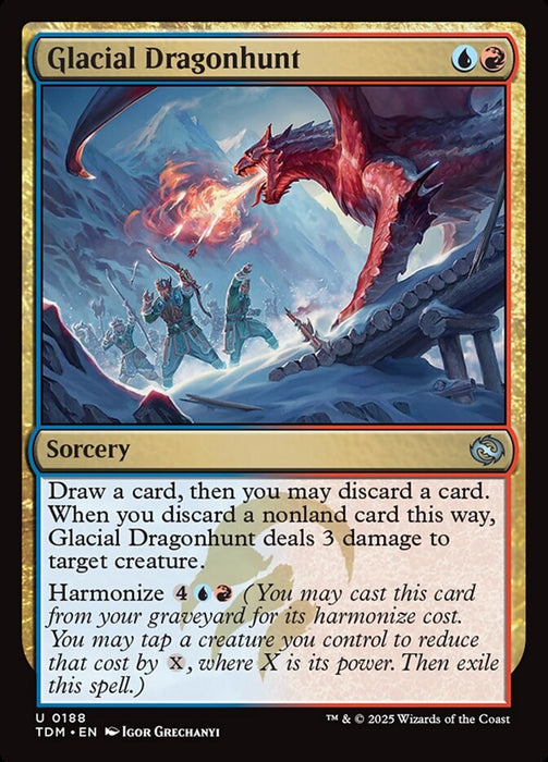 Glacial Dragonhunt (Foil)