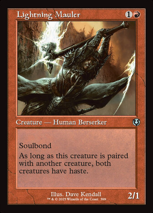 Lightning Mauler - Retro Frame (Foil)