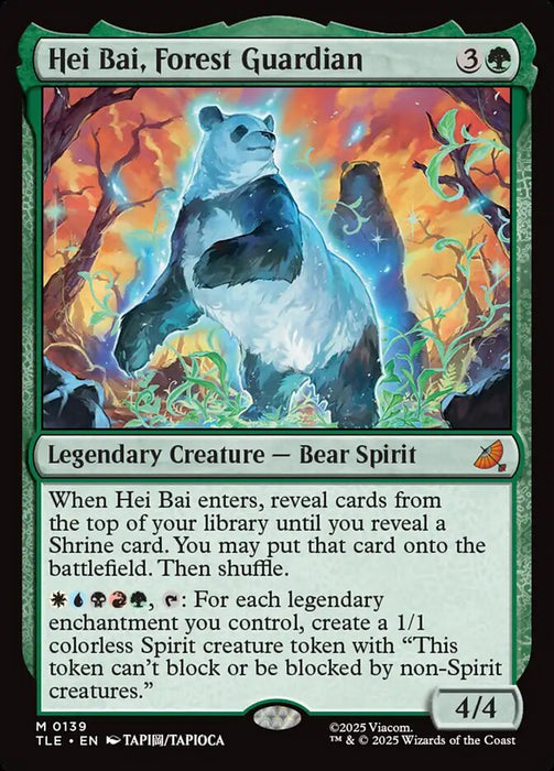 Hei Bai, Forest Guardian - Legendary (Foil)