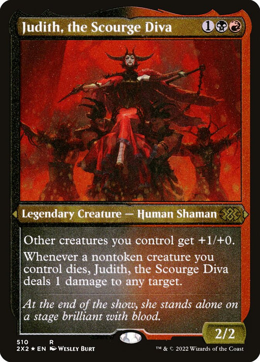 Judith, the Scourge Diva - Etched - Inverted - Legendary - Etched (Foil)