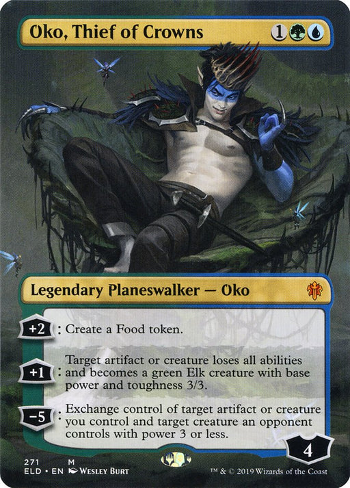 Oko, Thief of Crowns - Borderless - Full Art