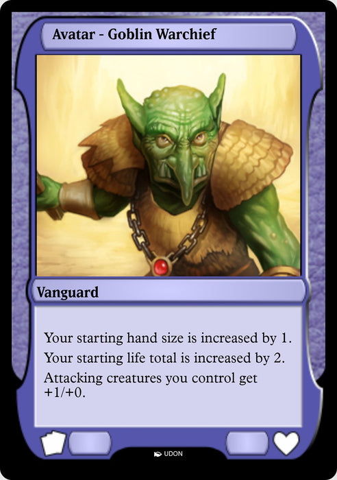 Goblin Warchief Avatar (Foil)