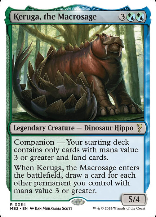 Keruga, the Macrosage - Companion - Legendary