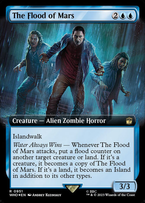 The Flood of Mars - Extended Art - Surge Foil (Foil)