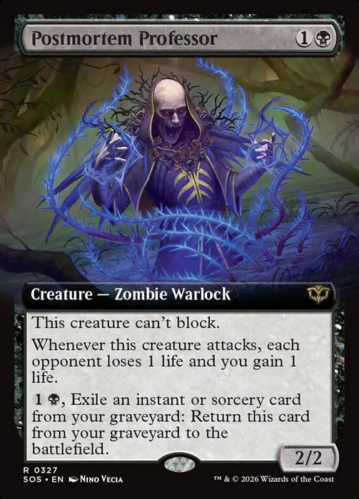 Postmortem Professor - Extended Art