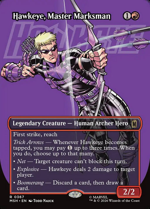 Hawkeye, Master Marksman - Borderless - Inverted - Legendary