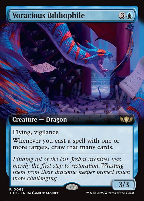 Voracious Bibliophile - Extended Art